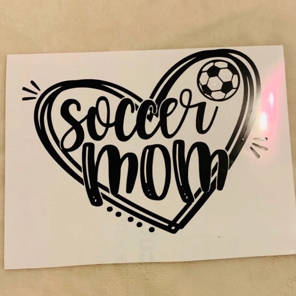 Soccer mom decal